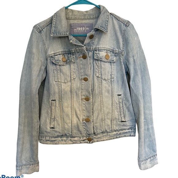 GAP Other - GAP Light Wash Distressed Jean Denim Jacket